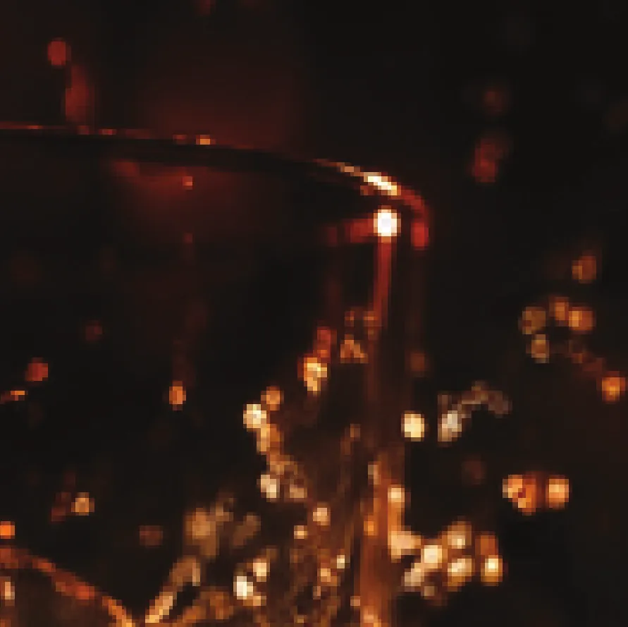 Graded close up frame from an AI produced product film