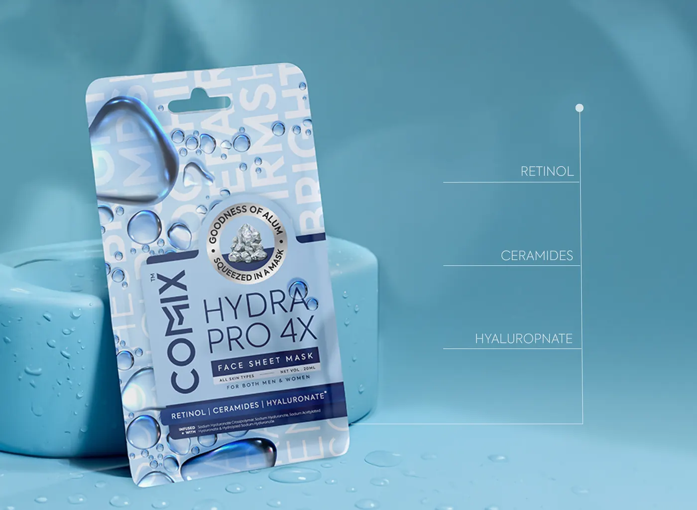 Commix Hydra Pro sachet pack shown as a product render